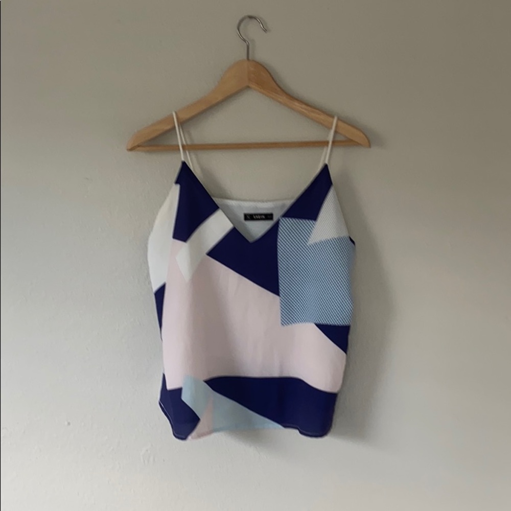 Shein color block tank top